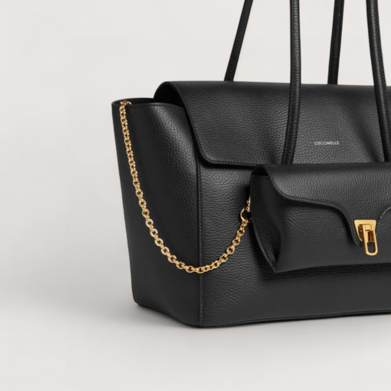 DOUBLE BEAT MEDIUM KOŽENÁ KABELKA COCCINELLE