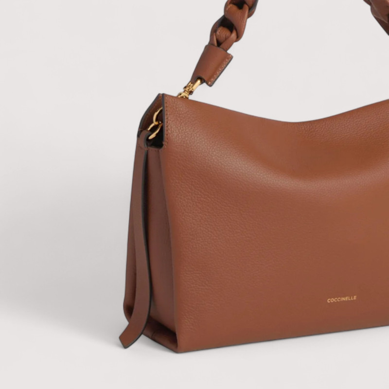 BOHEME GRANA DOUBLE MEDIUM KOŽENÁ KABELKA COCCINELLE