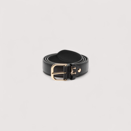 COCCINELLE METAL LOOP KOŽENÝ PÁSEK