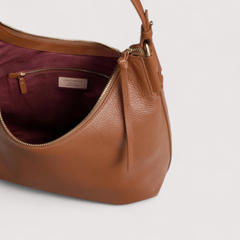 REBEKKA HOBO MEDIUM KOŽENÁ KABELKA COCCINELLE