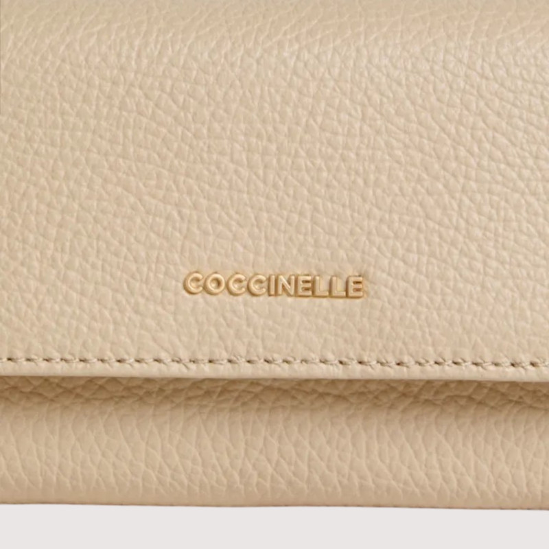 METALLIC SOFT KOŽENÁ PENĚŽENKA COCCINELLE