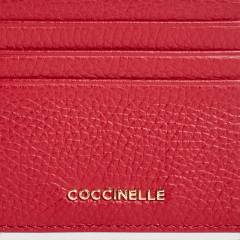 METALLIC SOFT KOŽENÉ POUZDRO NA DOKUMENTY COCCINELLE