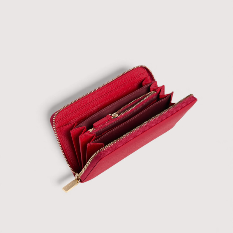 METALLIC SOFT KOŽENÁ PENĚŽENKA COCCINELLE