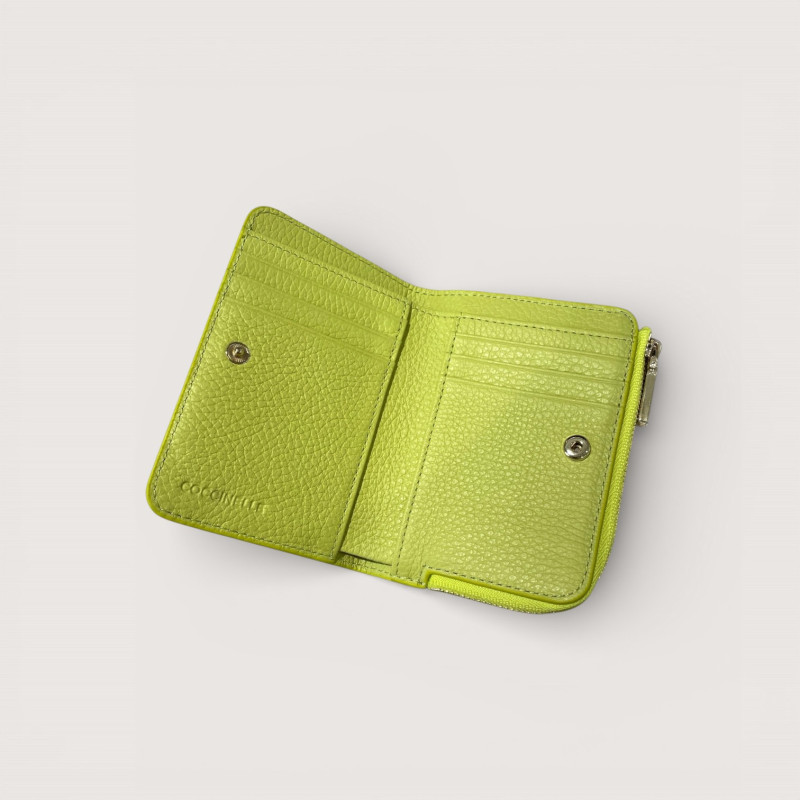 METALLIC SOFT KOŽENÁ PENĚŽENKA COCCINELLE