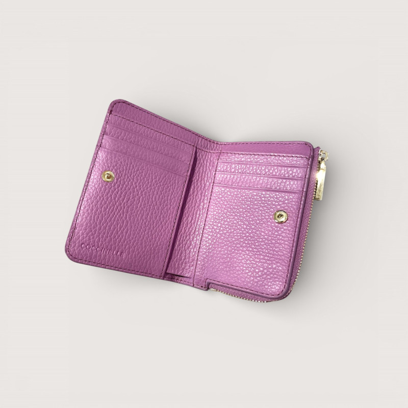 METALLIC SOFT KOŽENÁ PENĚŽENKA COCCINELLE