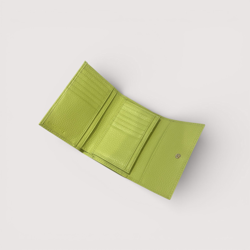 METALLIC SOFT KOŽENÁ PENĚŽENKA COCCINELLE