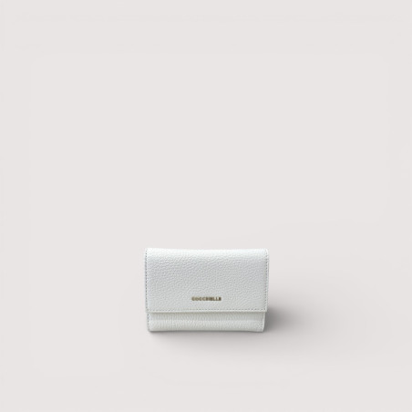 METALLIC SOFT KOŽENÁ PENĚŽENKA COCCINELLE