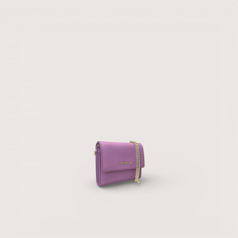 METALLIC SOFT KOŽENÁ PENĚŽENKA COCCINELLE