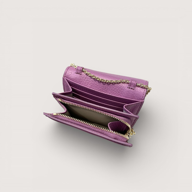 METALLIC SOFT KOŽENÁ PENĚŽENKA COCCINELLE