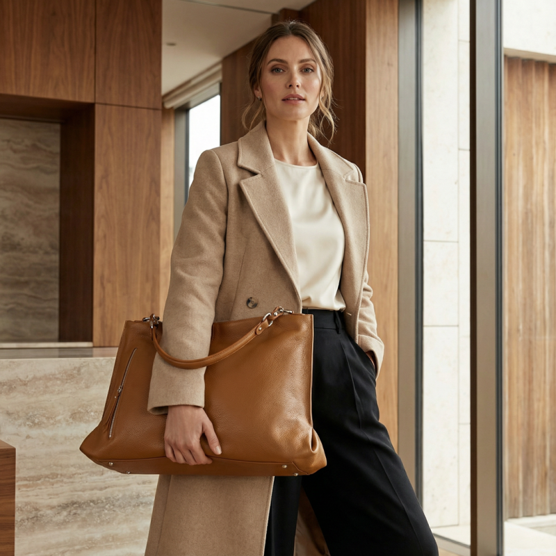 TIRENA KOŽENÁ KABELKA