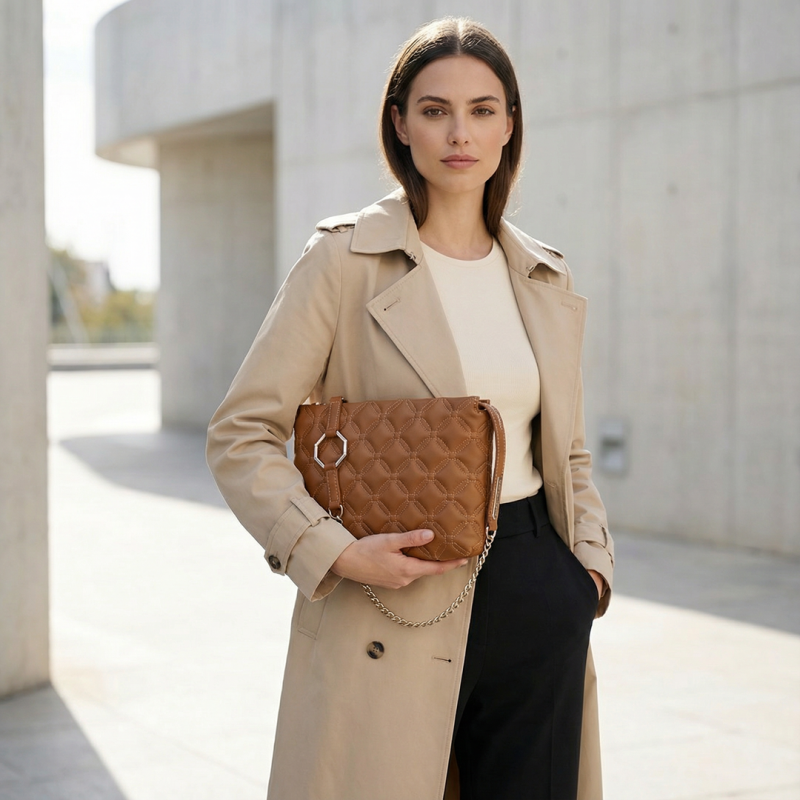 IZA ELEGANCE KOŽENÁ KABELKA ANNA VIRGILI