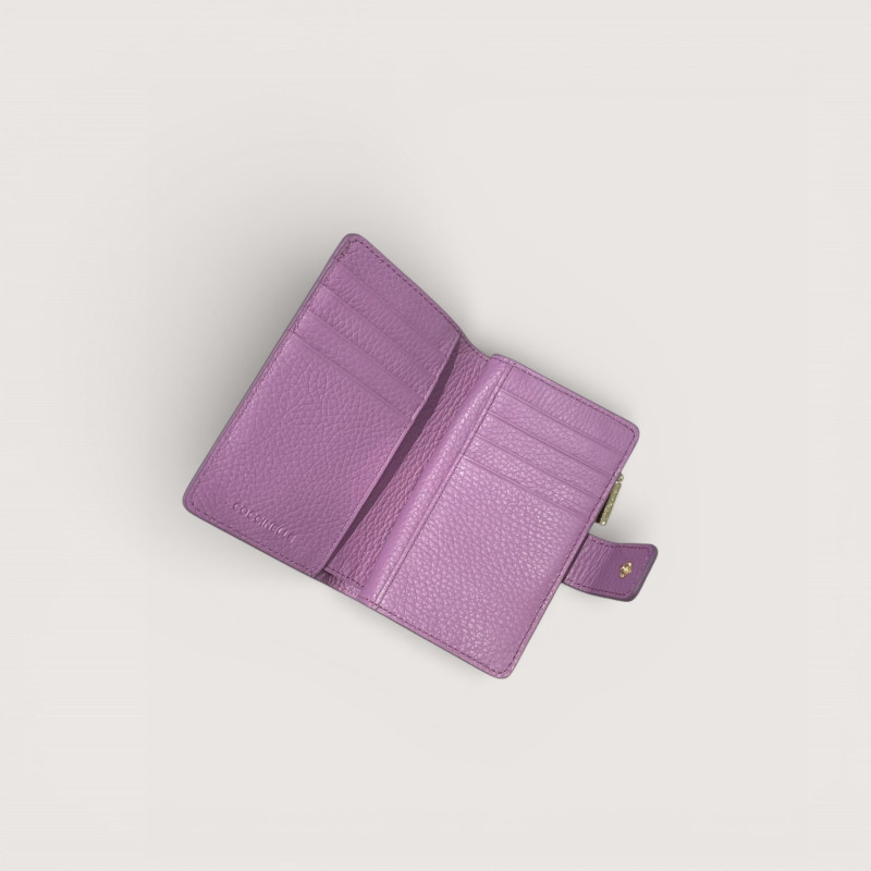 METALLIC SOFT KOŽENÁ PENĚŽENKA COCCINELLE