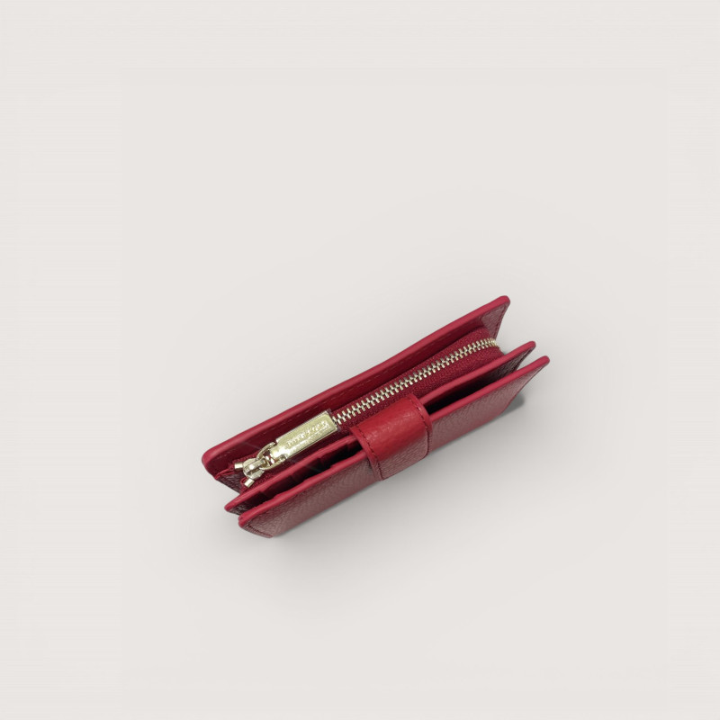 METALLIC SOFT KOŽENÁ PENĚŽENKA COCCINELLE