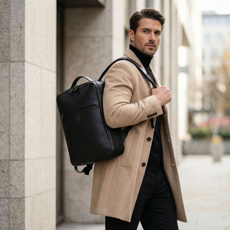 PÁNSKÝ KOŽENÝ BATOH LAMBORGHINI