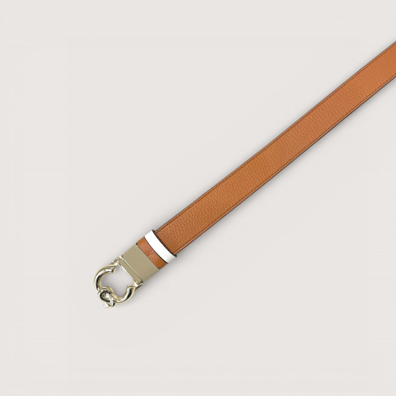 COCCINELLE C-ME BICOLOR KOŽENÝ PÁSEK