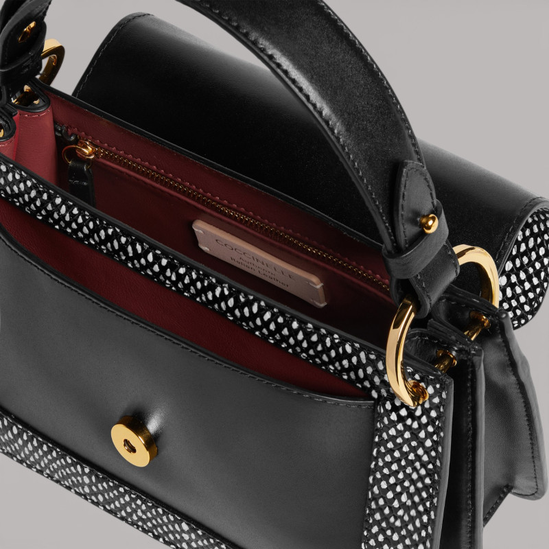 C-ME ELAPHE DOTS PRINT BIMATERIAL SMALL KABELKA COCCINELLE