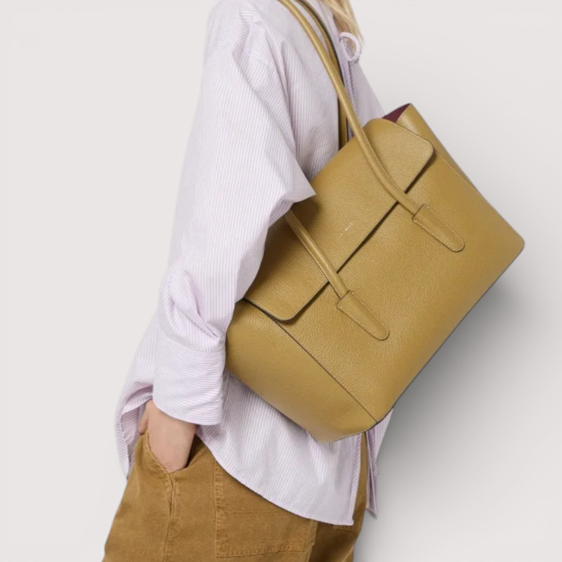 DOUBLE BEAT MEDIUM KOŽENÁ KABELKA COCCINELLE