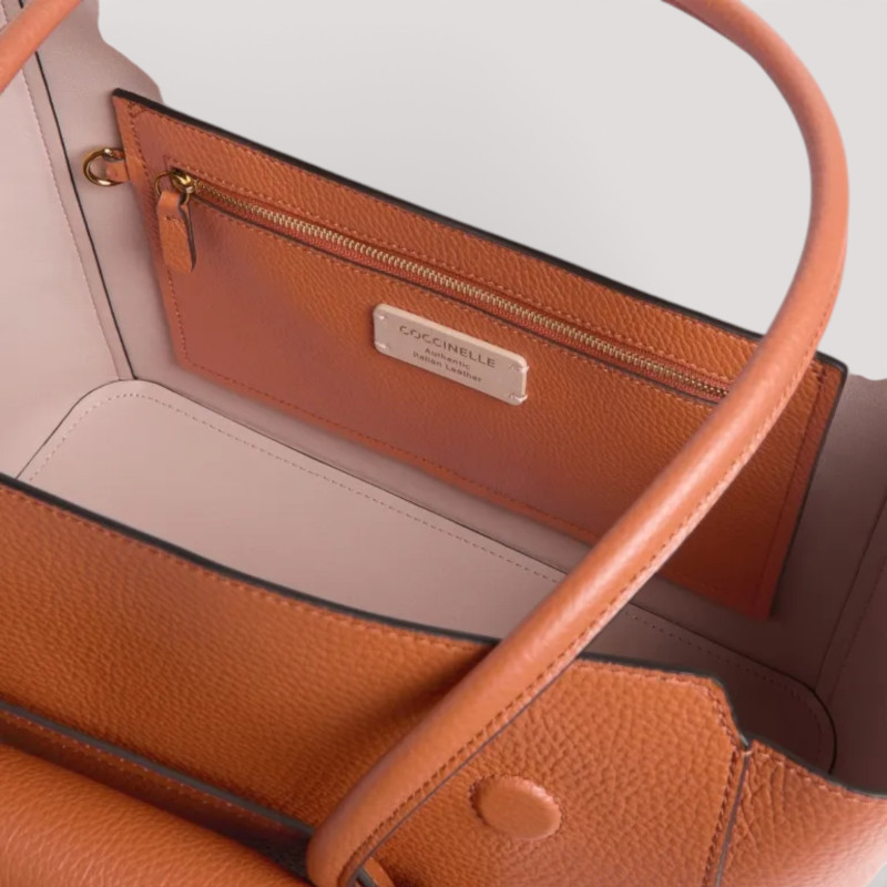 DOUBLE BEAT MEDIUM KOŽENÁ KABELKA COCCINELLE