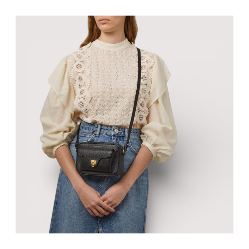 BEAT SOFT MINI KOŽENÁ KABELKA COCCINELLE