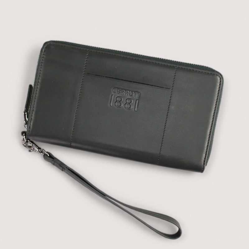 HIROSHI PÁNSKÝ KOŽENÝ CLUTCH CERRUTI 1881