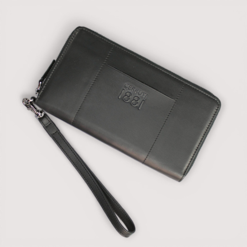 HIROSHI PÁNSKÝ KOŽENÝ CLUTCH CERRUTI 1881