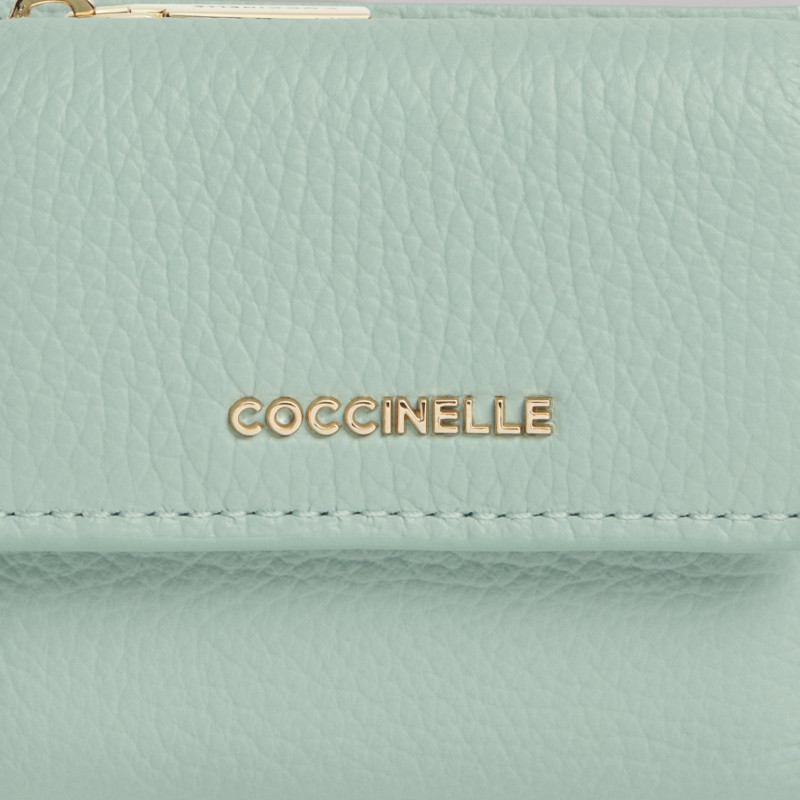 METALLIC SOFT KOŽENÁ PENĚŽENKA COCCINELLE