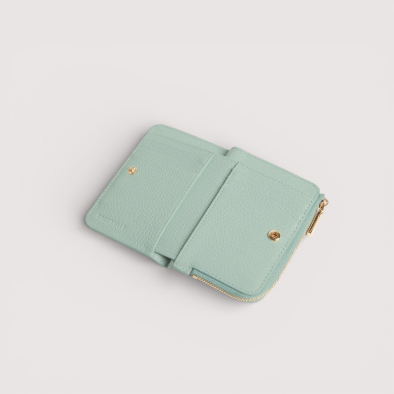 METALLIC SOFT KOŽENÁ PENĚŽENKA COCCINELLE