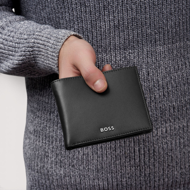 PENĚŽENKA S KLOPOU CLASSIC SMOOTH HUGO BOSS