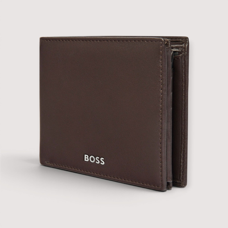 PENĚŽENKA S KLOPOU CLASSIC SMOOTH HUGO BOSS