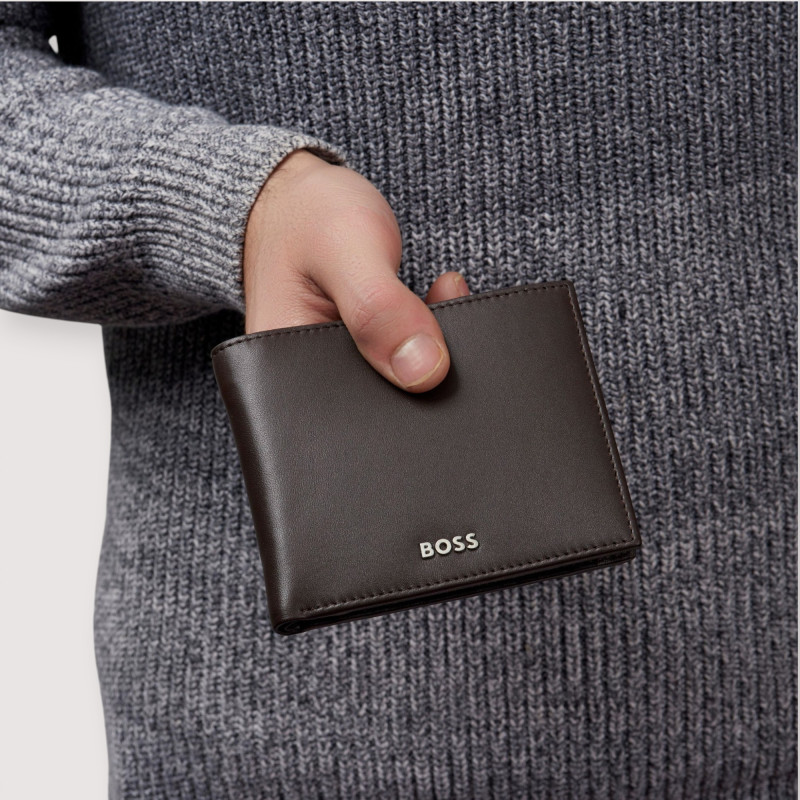PENĚŽENKA S KLOPOU CLASSIC SMOOTH HUGO BOSS