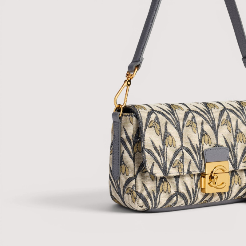 C-ME LOCK MEDIUM SNOWDROP TAPESTRY KABELKA COCCINELLE