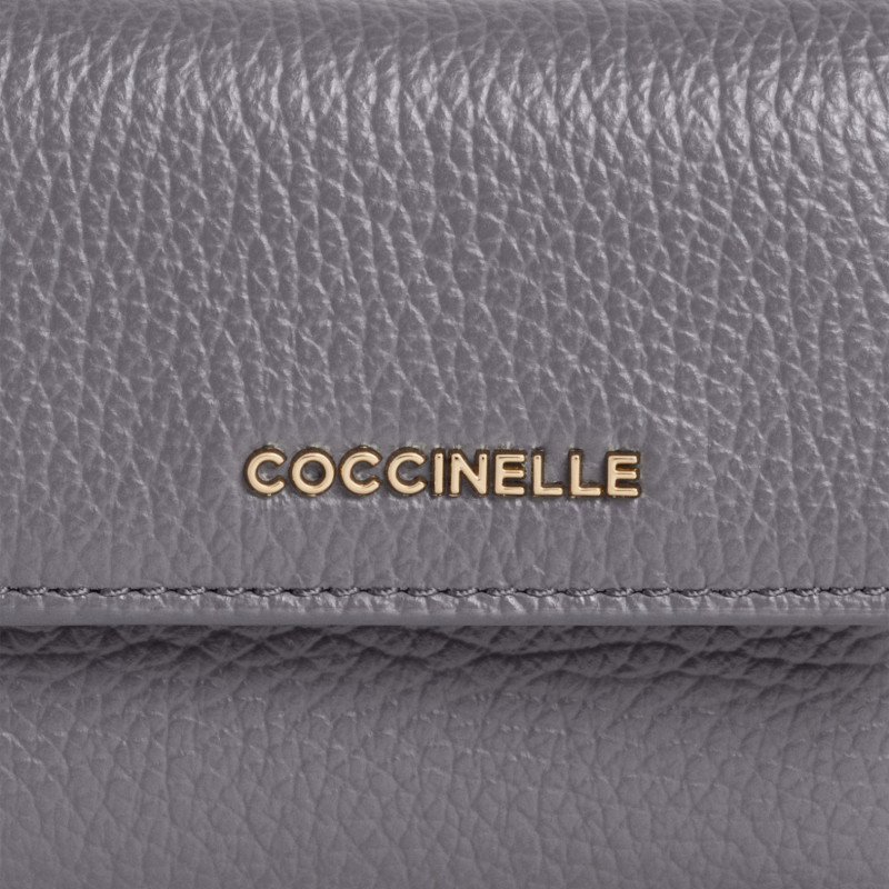 METALLIC SOFT KOŽENÁ PENĚŽENKA COCCINELLE