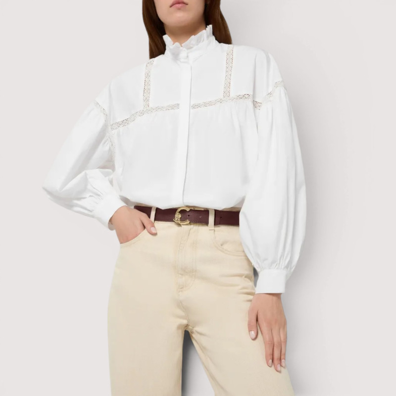 COCCINELLE C-ME BICOLOR KOŽENÝ PÁSEK