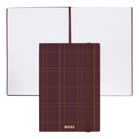 ZÁPISNÍK A5 CHECKERED HUGO BOSS LINKOVANÝ
