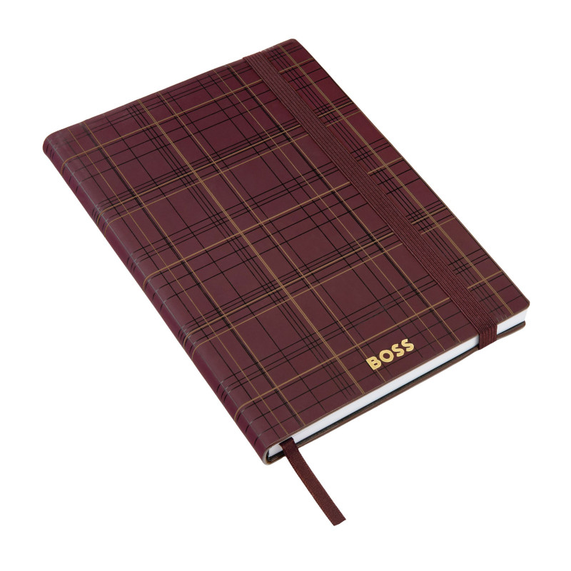 ZÁPISNÍK A5 CHECKERED HUGO BOSS LINKOVANÝ