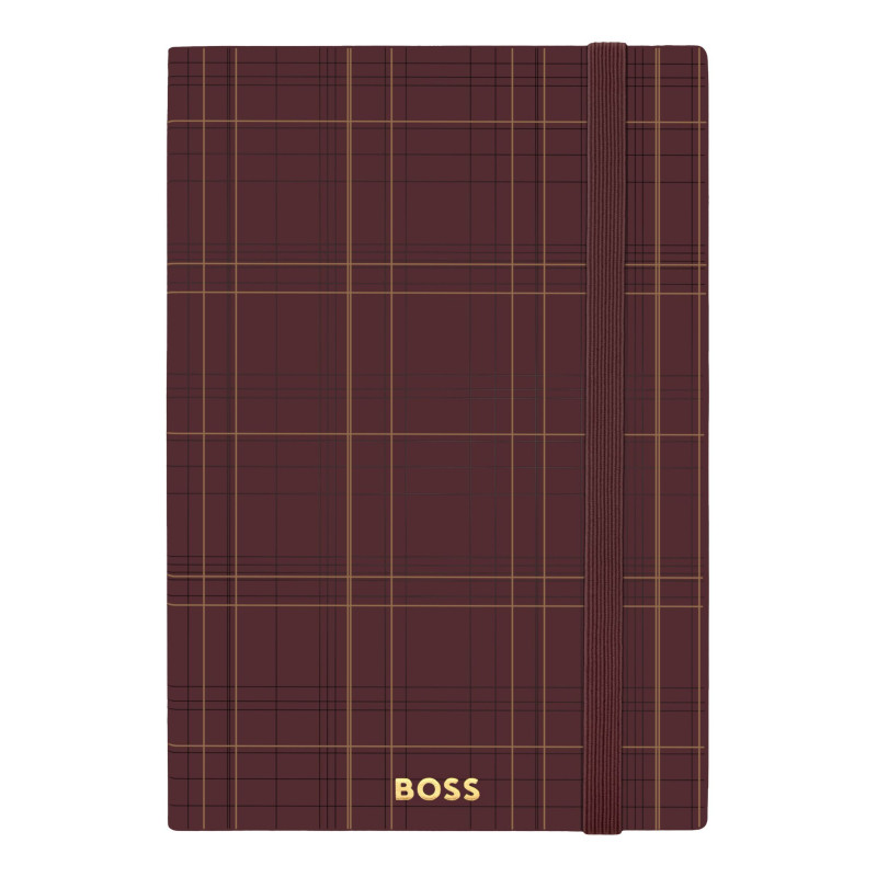 ZÁPISNÍK A5 CHECKERED HUGO BOSS LINKOVANÝ