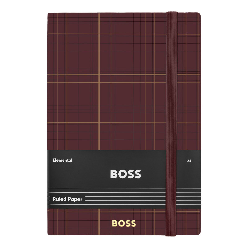 ZÁPISNÍK A5 CHECKERED HUGO BOSS LINKOVANÝ