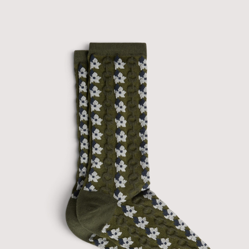 COCCINELLE FLORAL 3D SOCKS PONOŽKY