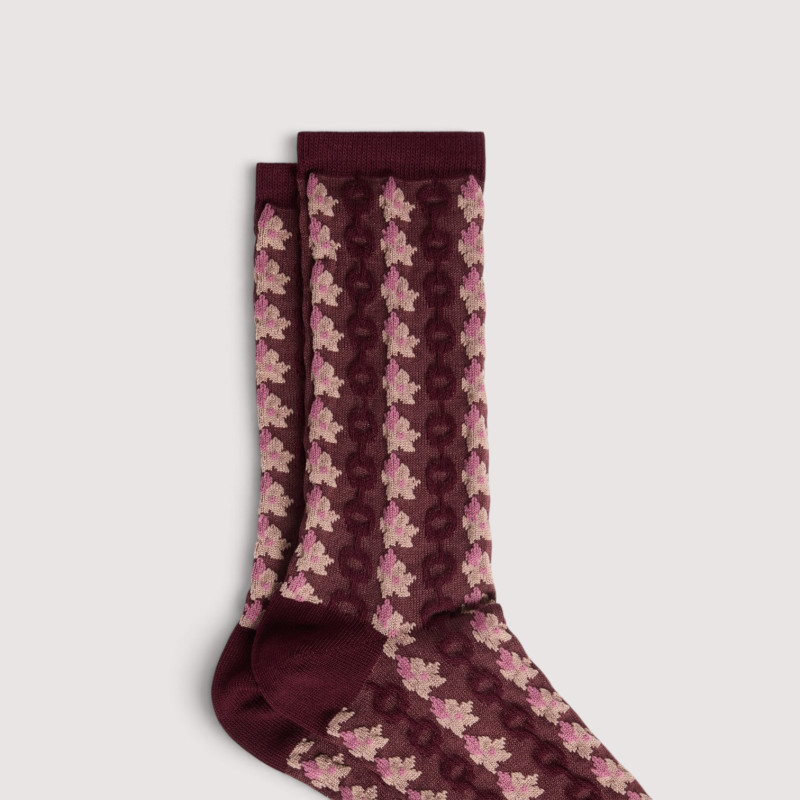 COCCINELLE FLORAL 3D SOCKS PONOŽKY