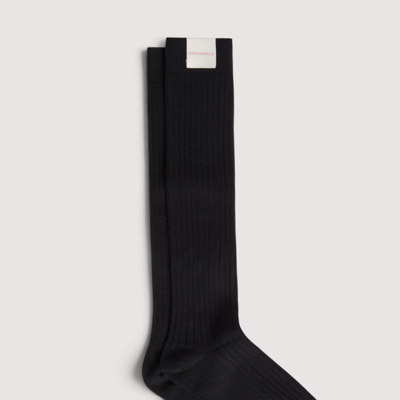 COCCINELLE RIBBED KNEE SOC PONOŽKY
