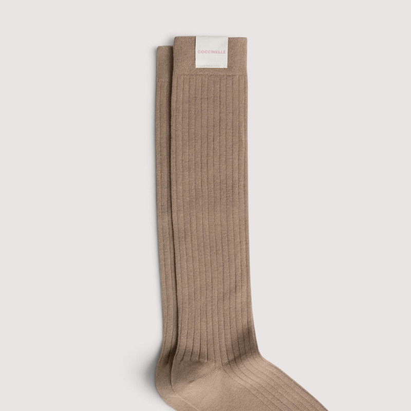 COCCINELLE RIBBED KNEE SOC PONOŽKY