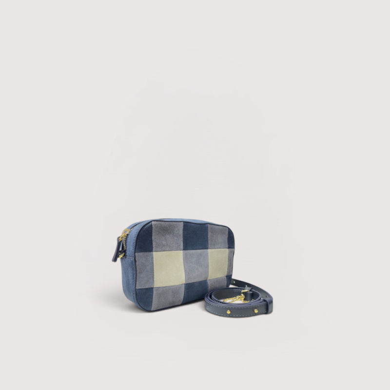 TEBE VICHY PATCH SEMIŠOVÁ MINI BAG COCCINELLE