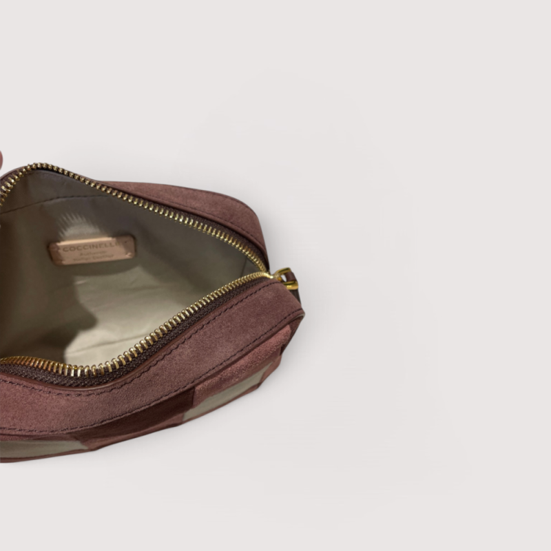 TEBE VICHY PATCH SEMIŠOVÁ MINI BAG COCCINELLE