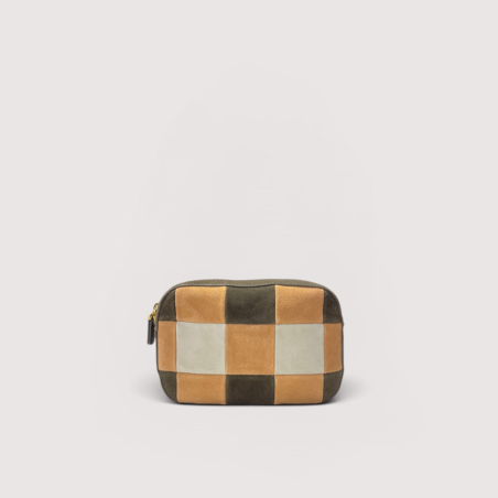 TEBE VICHY PATCH SEMIŠOVÁ MINI BAG COCCINELLE