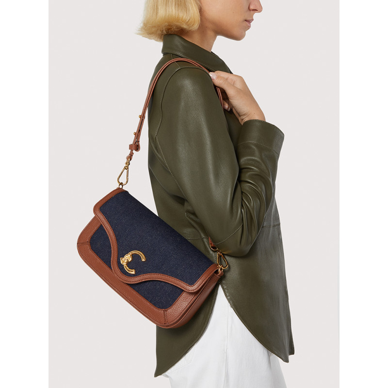 COCCINELLE C-ME DENIM MEDIUM KABELKA