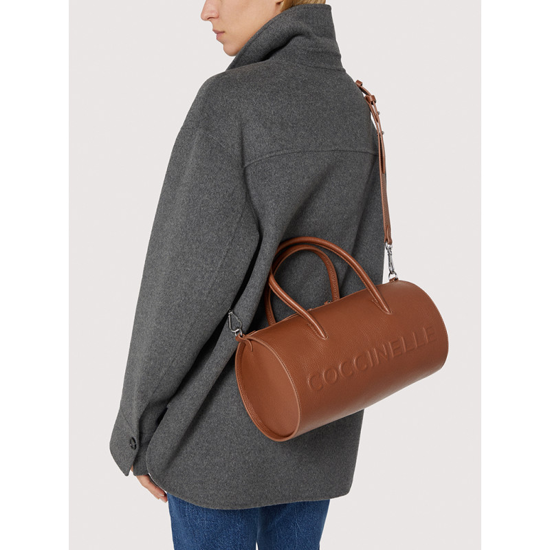 COCCINELLE MYRTHA MAXI LOGO MEDIUM KOŽENÁ KABELKA