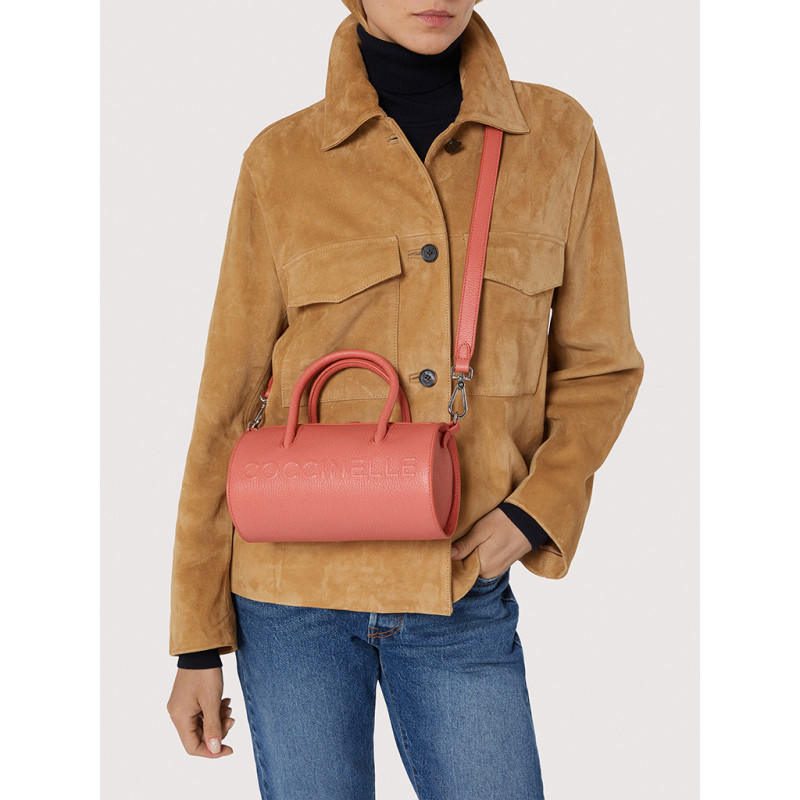 COCCINELLE MYRTHA MAXI LOGO SMALL KOŽENÁ KABELKA