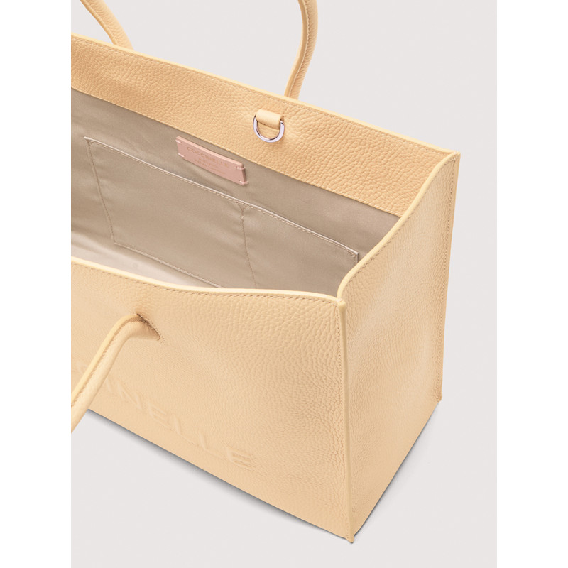 COCCINELLE MYRTHA MEDIUM MAXI LOGO KOŽENÁ KABELKA