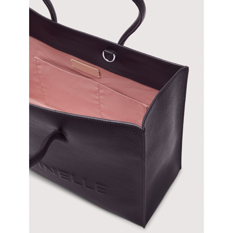 COCCINELLE MYRTHA MEDIUM MAXI LOGO KOŽENÁ KABELKA