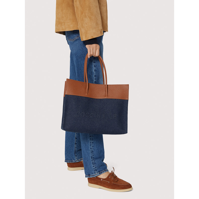 COCCINELLE MYRTHA DENIM MEDIUM KABELKA